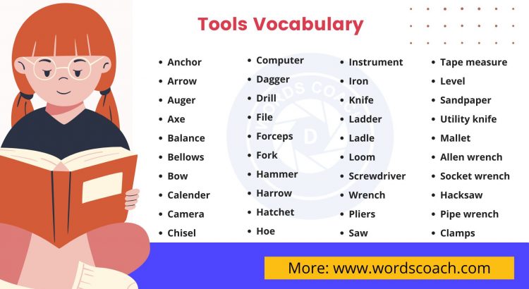 Tools vocabulary - wordscoach.com