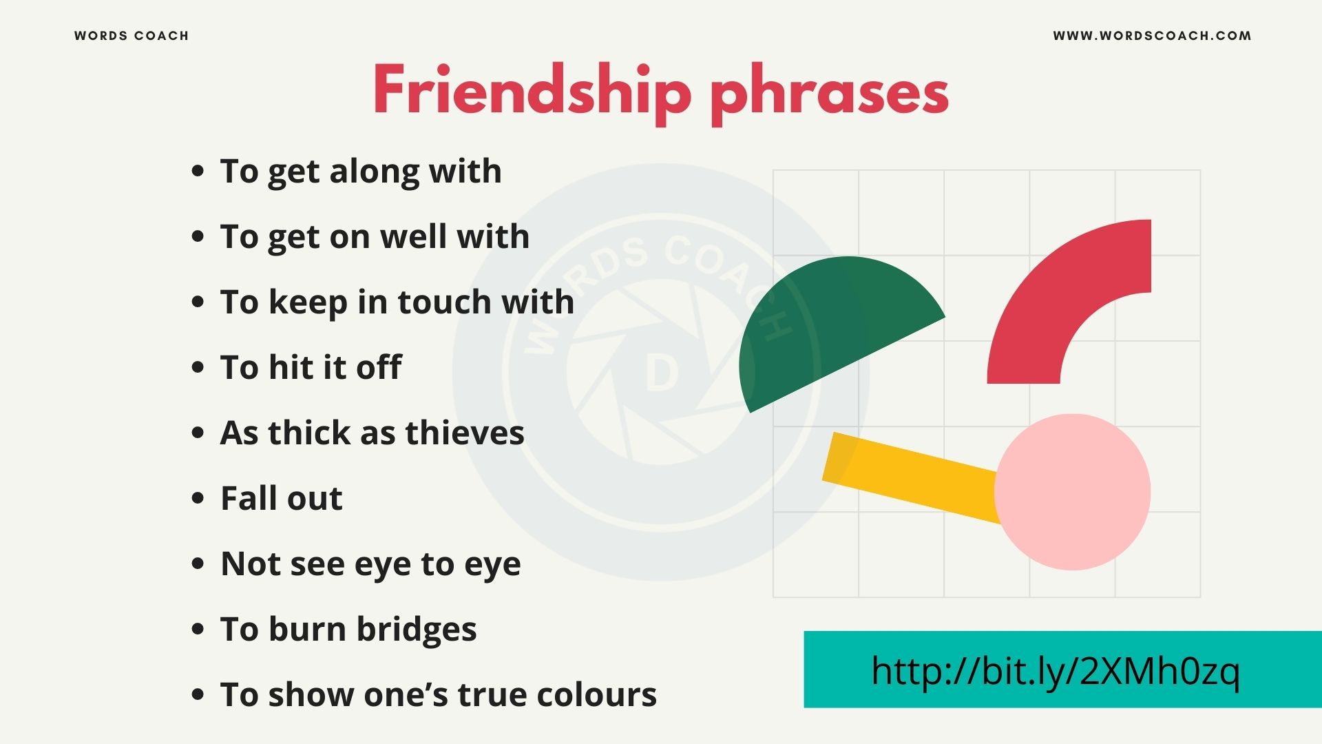 Friendship phrases - wordscoach.com