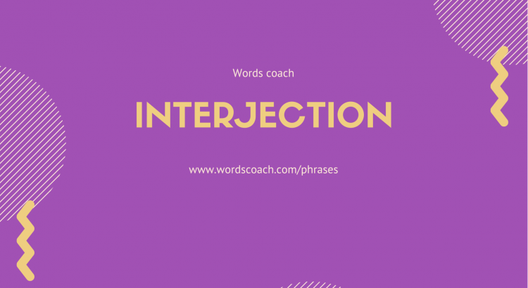 Interjection in English