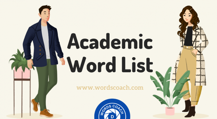 Academic Word List - English Exam - word coach vocabulary builder