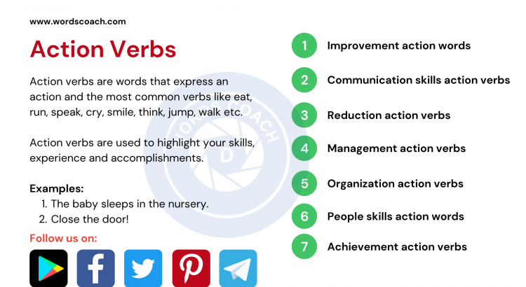 Action Verbs