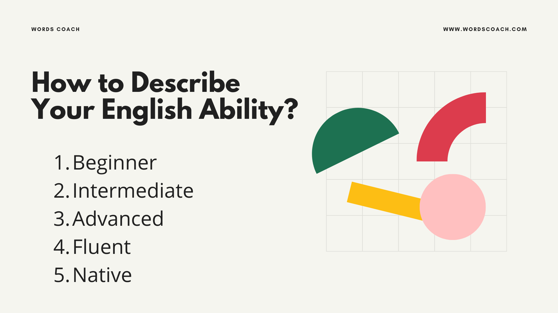 How to Describe Your English Ability? - wordcoach.co