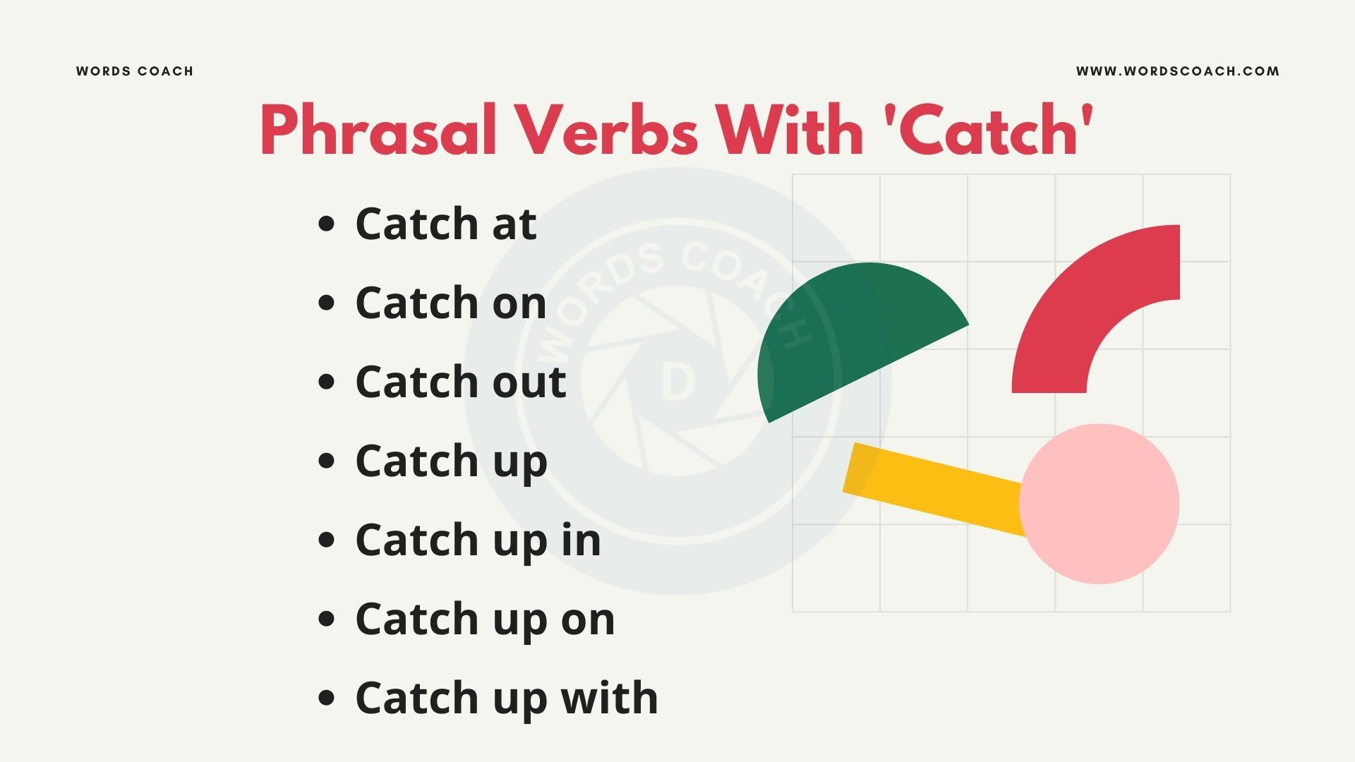 Phrasal Verbs With 'Catch' - wordscoach.com
