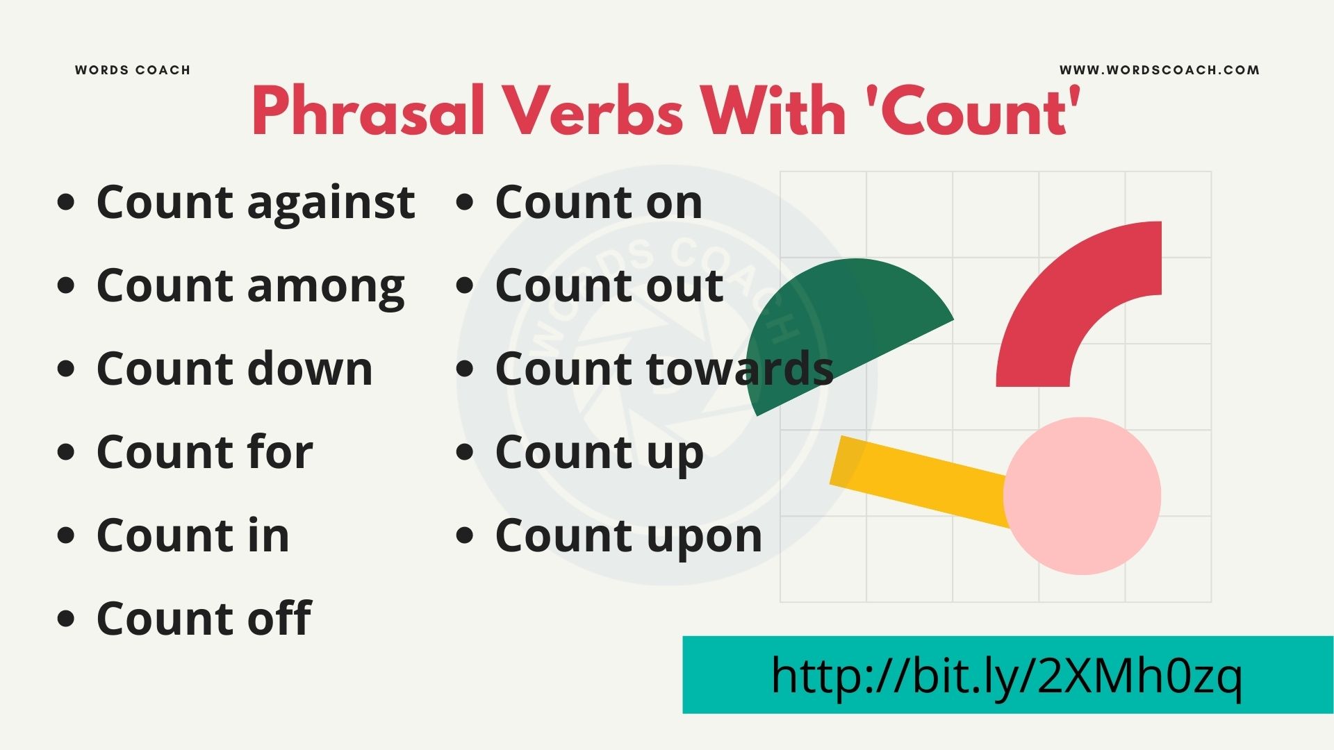 Phrasal Verbs With 'Count' - wordscoach.com