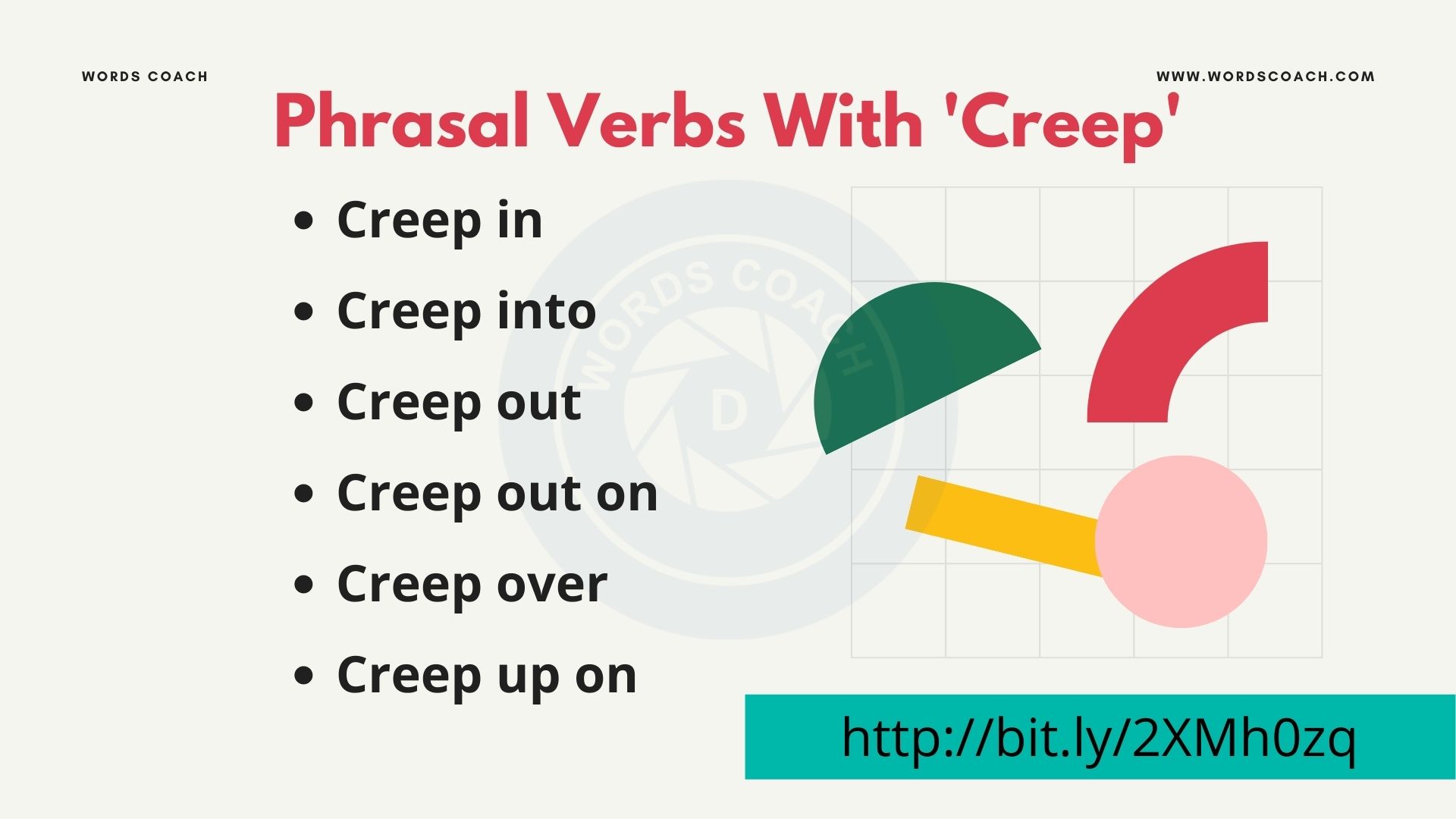 Phrasal Verbs With 'Creep' - wordscoach.com