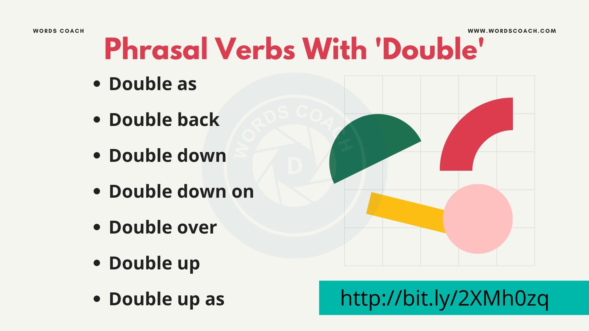 Phrasal Verbs With 'Double'