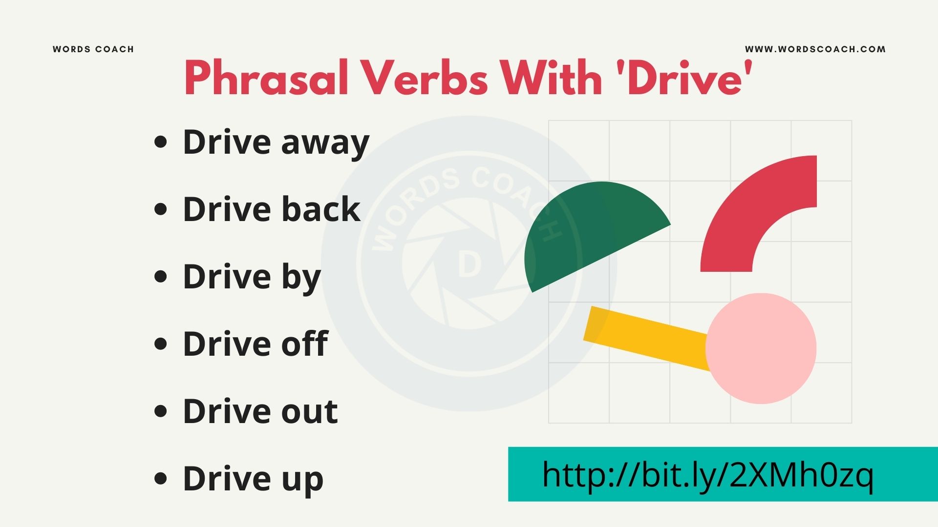 Phrasal Verbs With 'Drive' - wordscoach.com