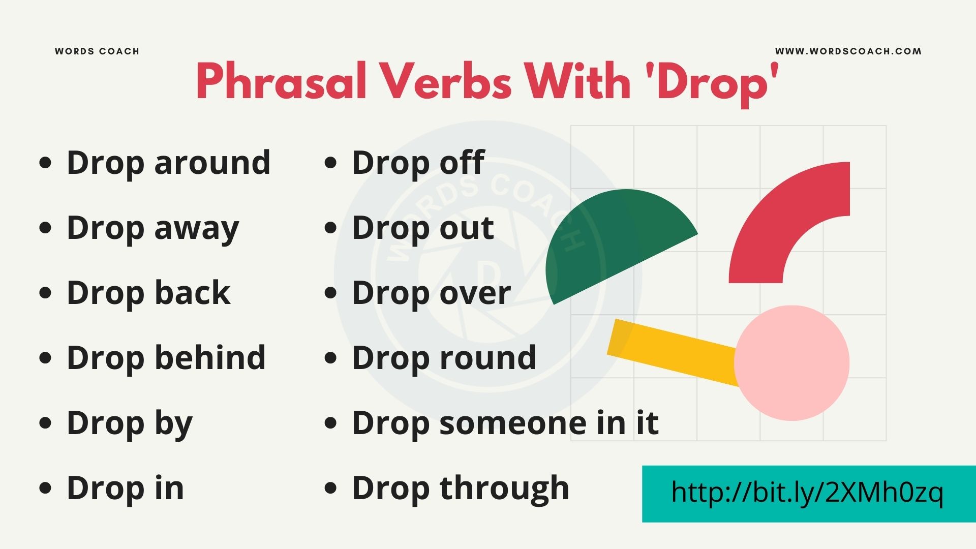 Phrasal Verbs With 'Drop'