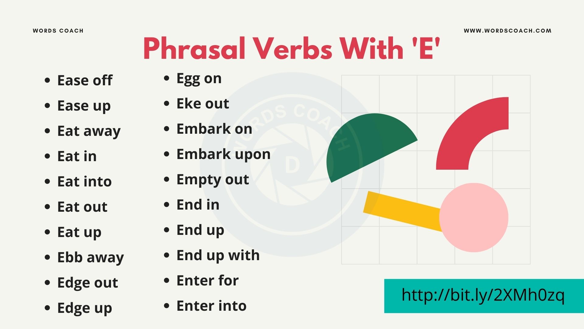Phrasal Verbs With 'E' - wordscoach.com