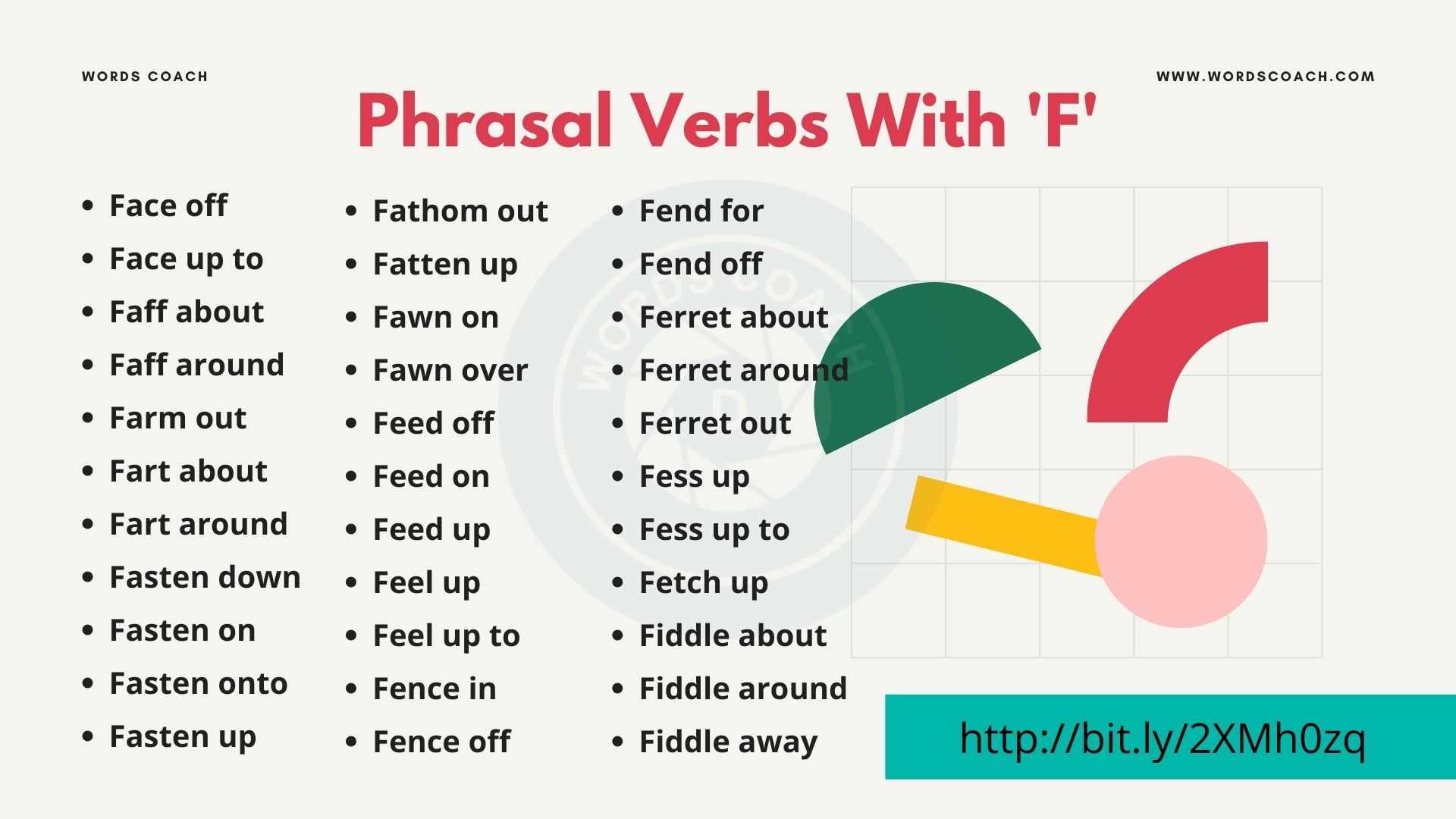 Phrasal Verbs Starting With F