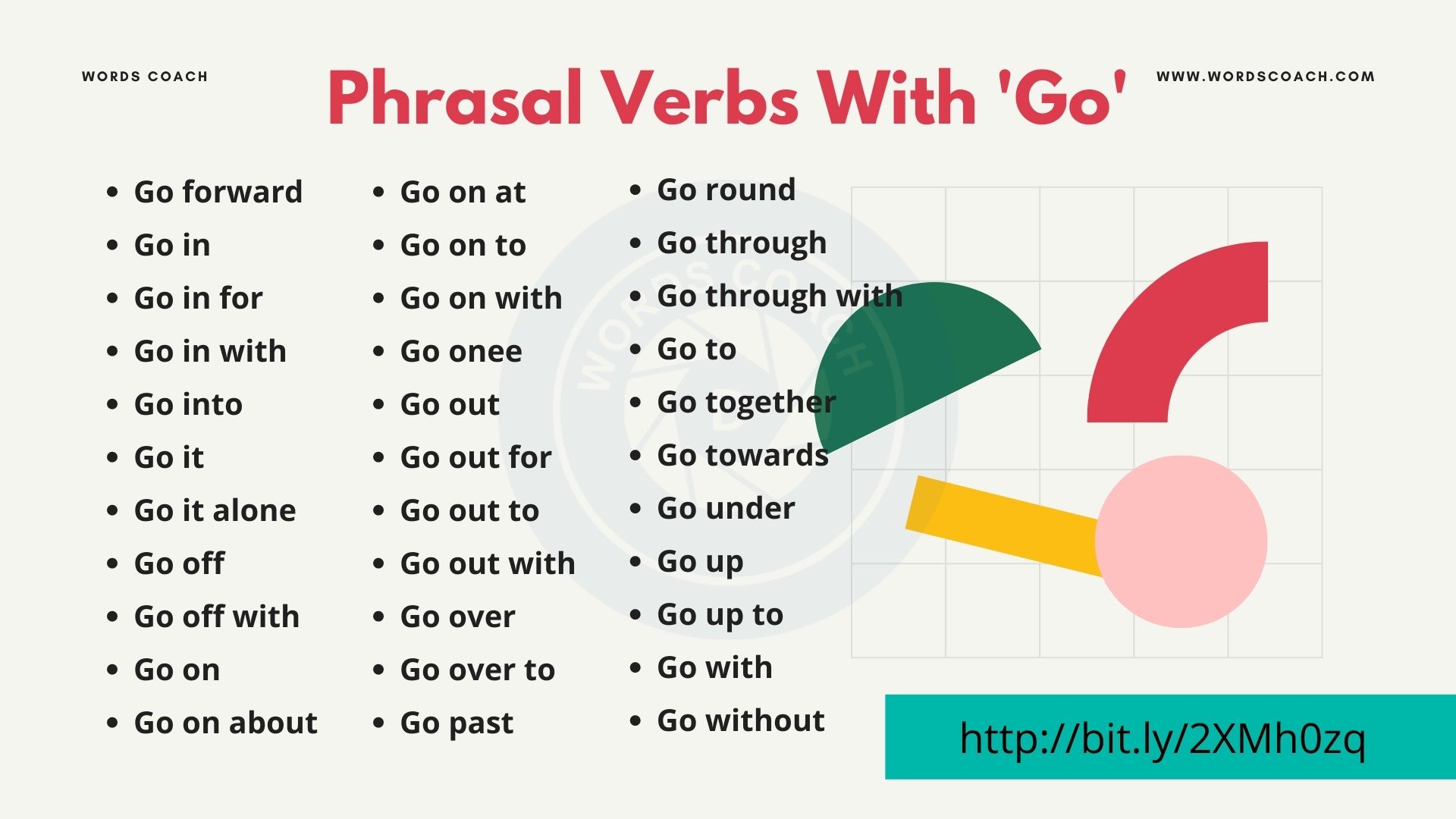 Phrasal Verbs With 'Go' - wordscoach.com