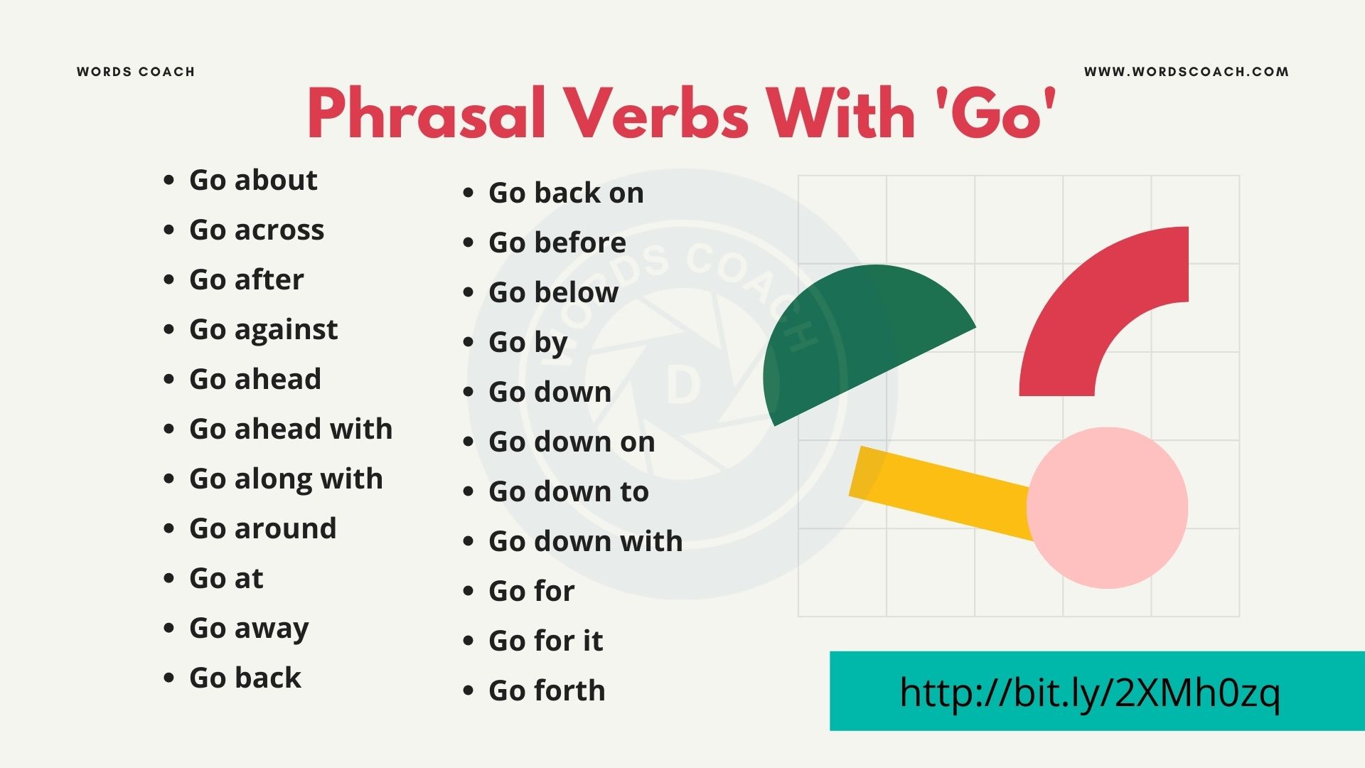 Phrasal Verbs With 'Go' - wordscoach.com