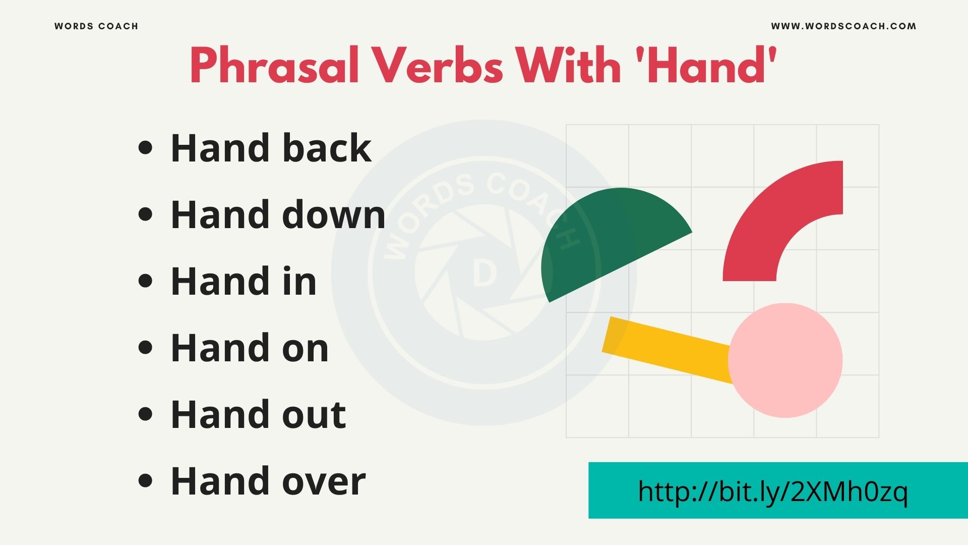 Phrasal Verbs With 'Hand' - wordscoach.com