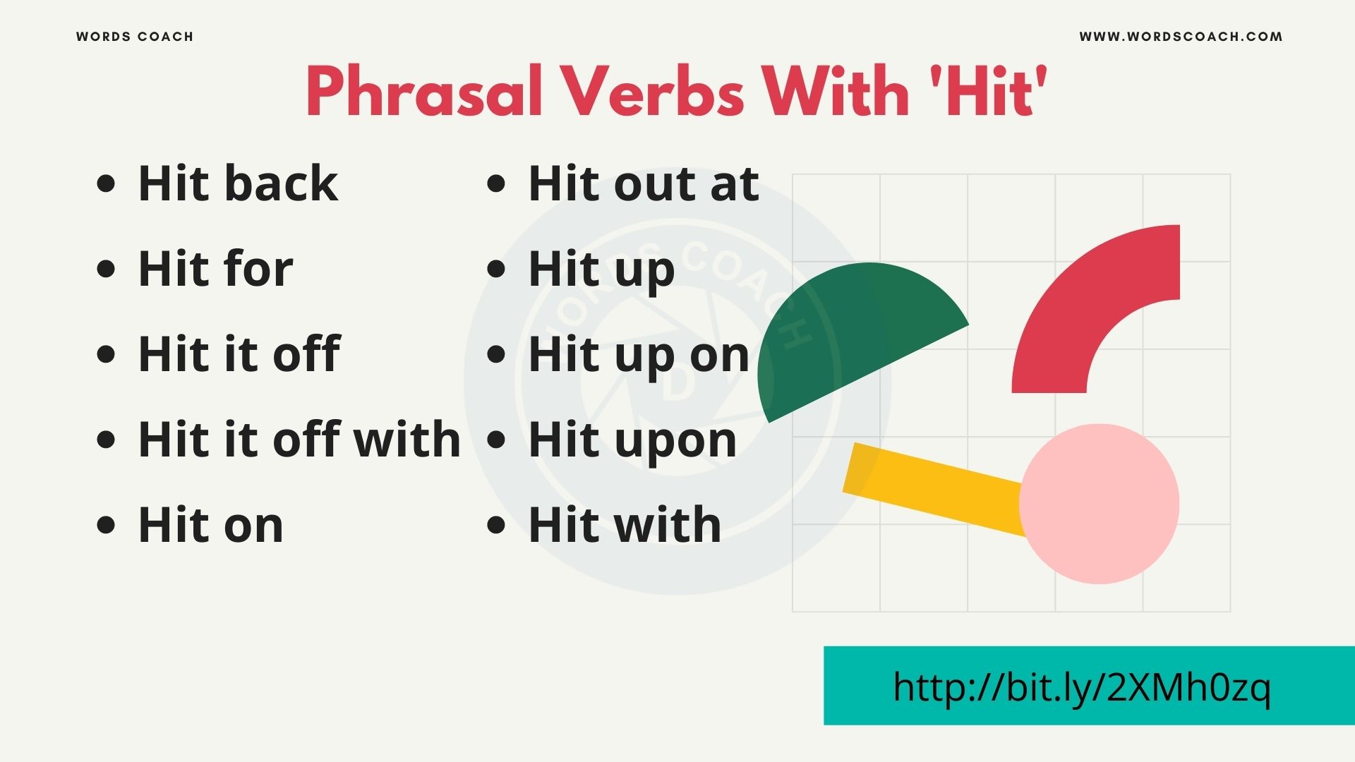 Phrasal Verbs With 'Hit' - wordscoach.com