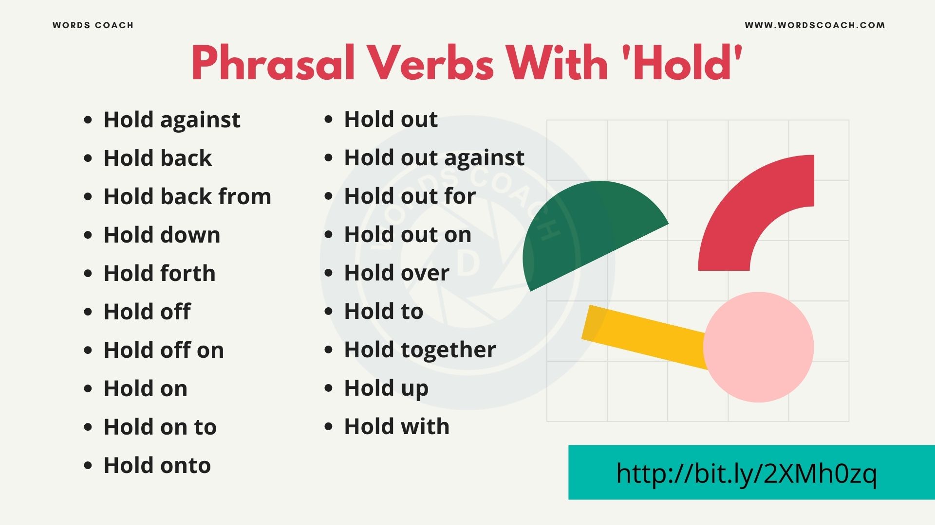 Phrasal Verbs With 'Hold' - wordscoach.com