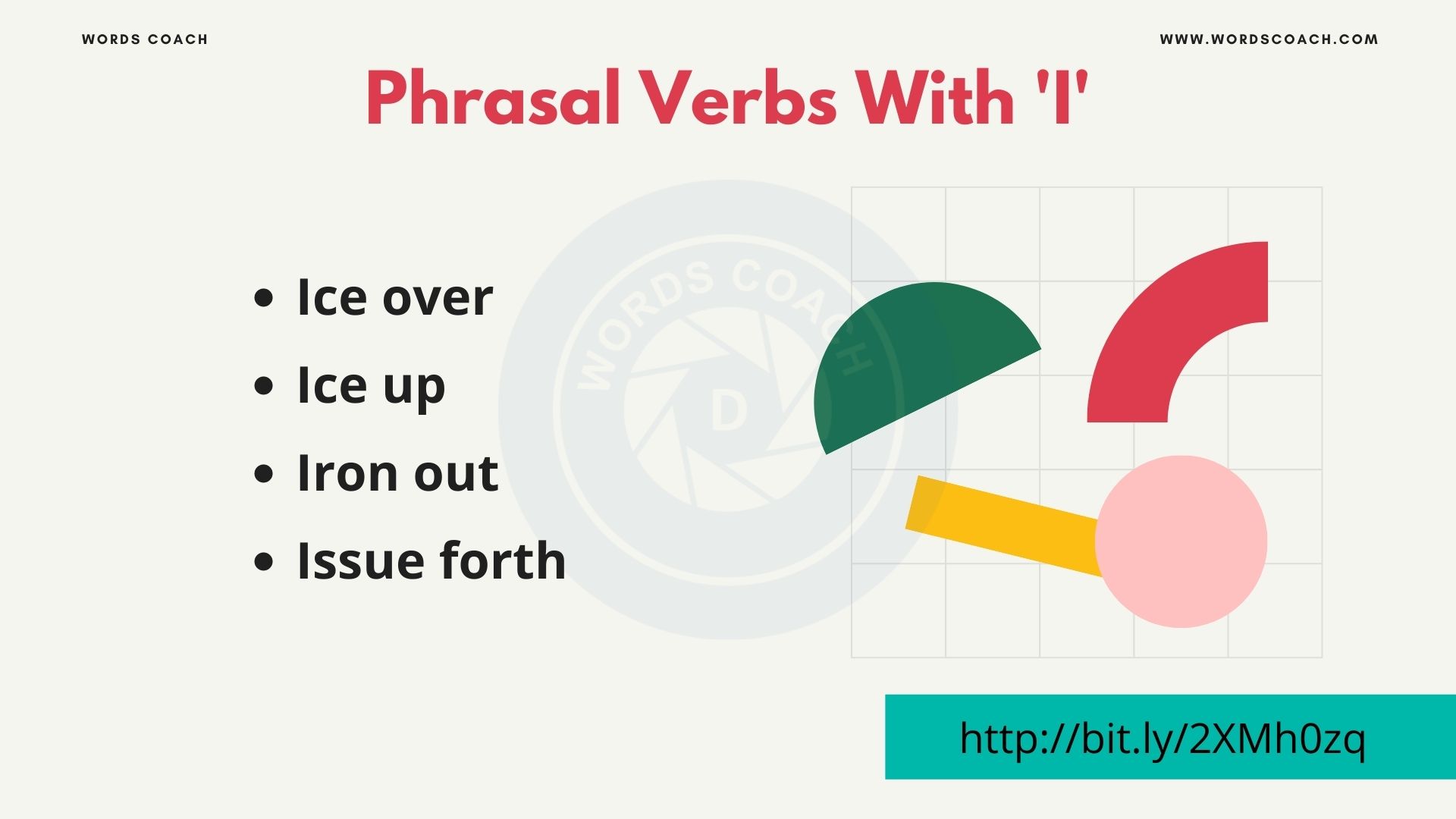 Phrasal Verbs With 'I' - wordscoach.com