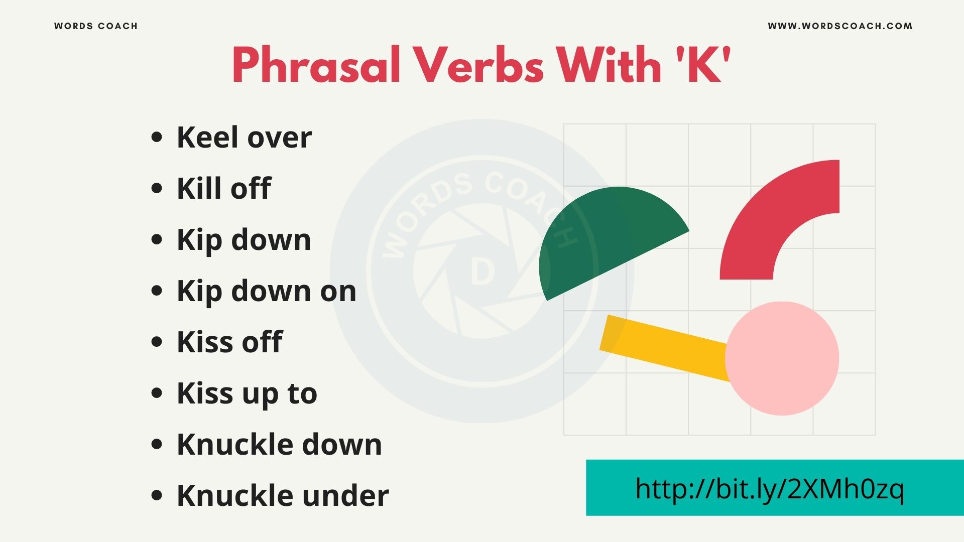 Phrasal Verbs With 'K' - wordscoach.com