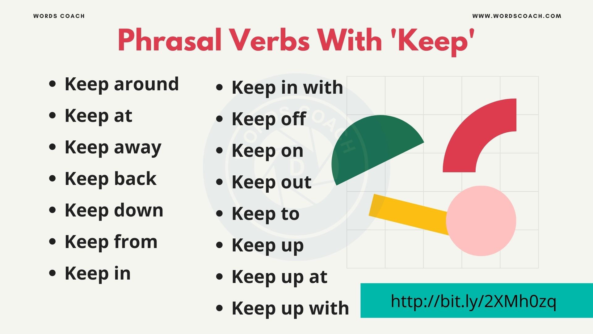 Phrasal Verbs With 'Keep' - wordscoach.com