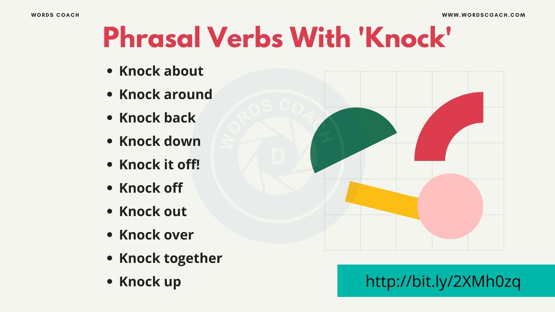 Phrasal Verbs With 'Knock'