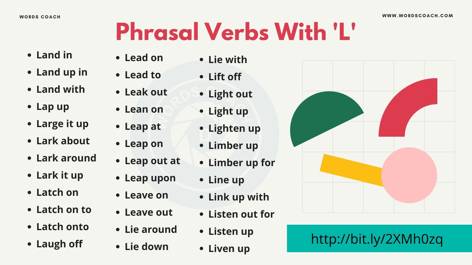 Phrasal Verbs With 'L' - wordscoach.com