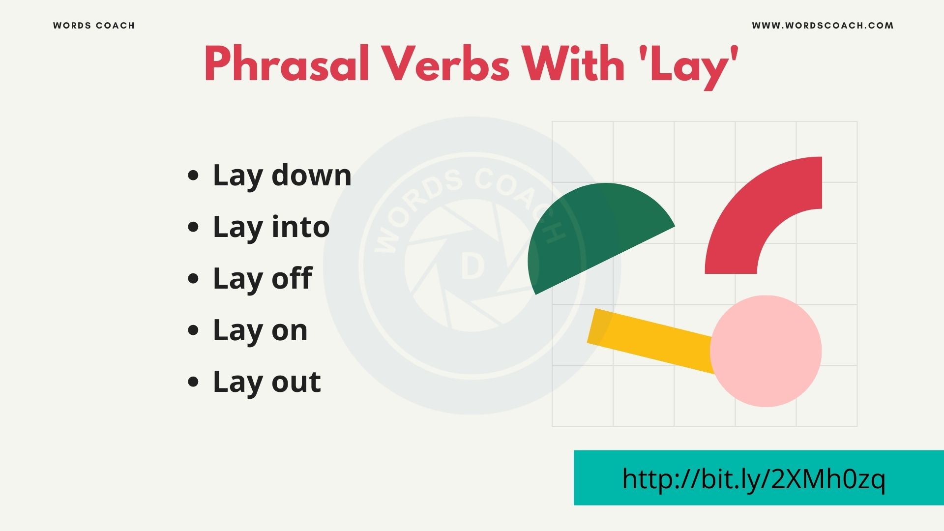 Phrasal Verbs With 'Lay' - wordscoach.com