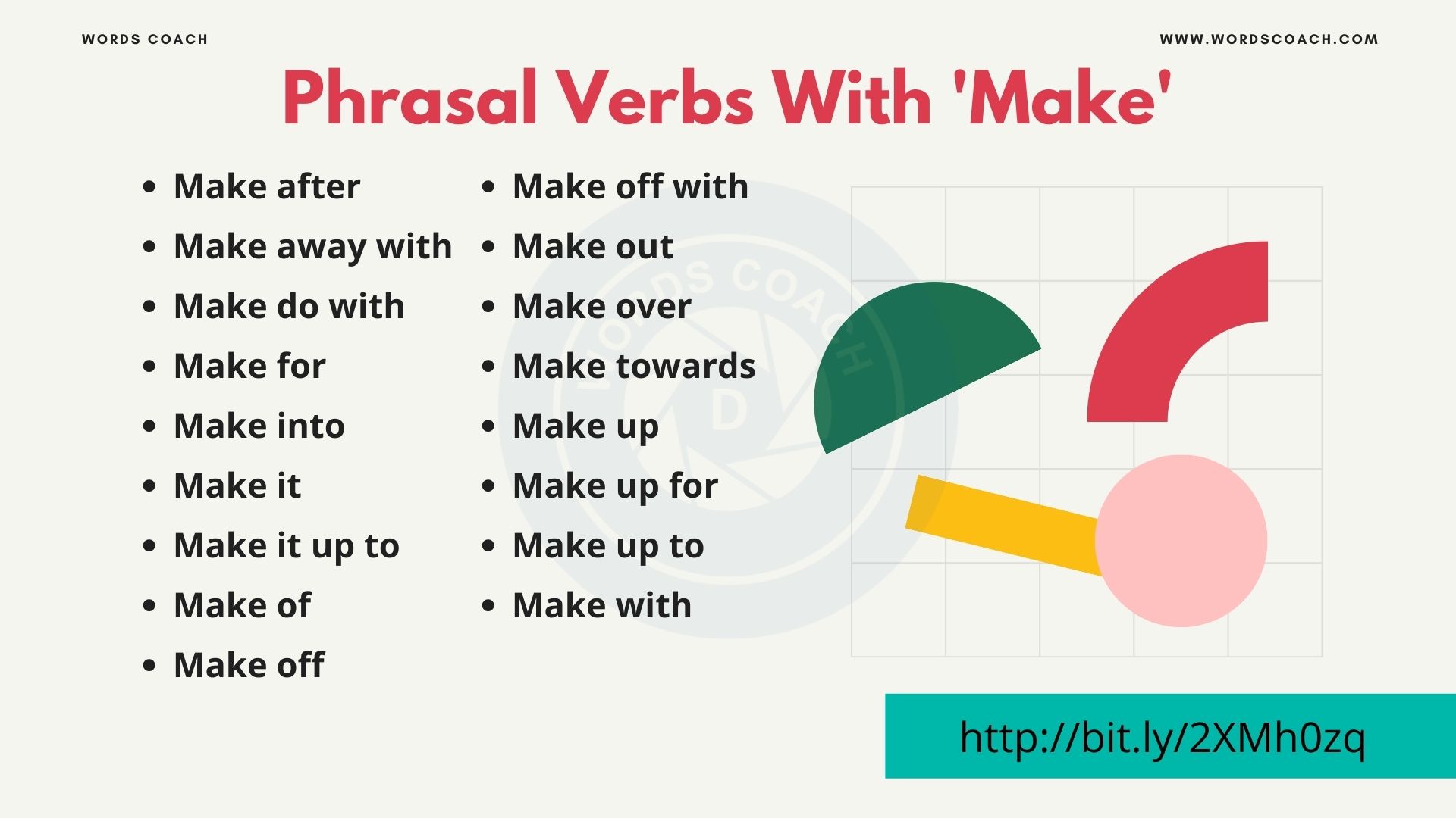 Phrasal Verbs With 'Make' - wordscoach.com