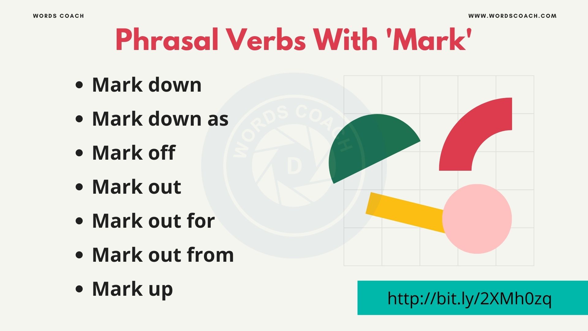 Phrasal Verbs With 'Mark' - wordscoach.com