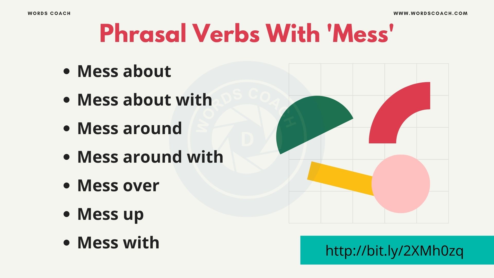Phrasal Verbs With 'Mess' - wordscoach.com