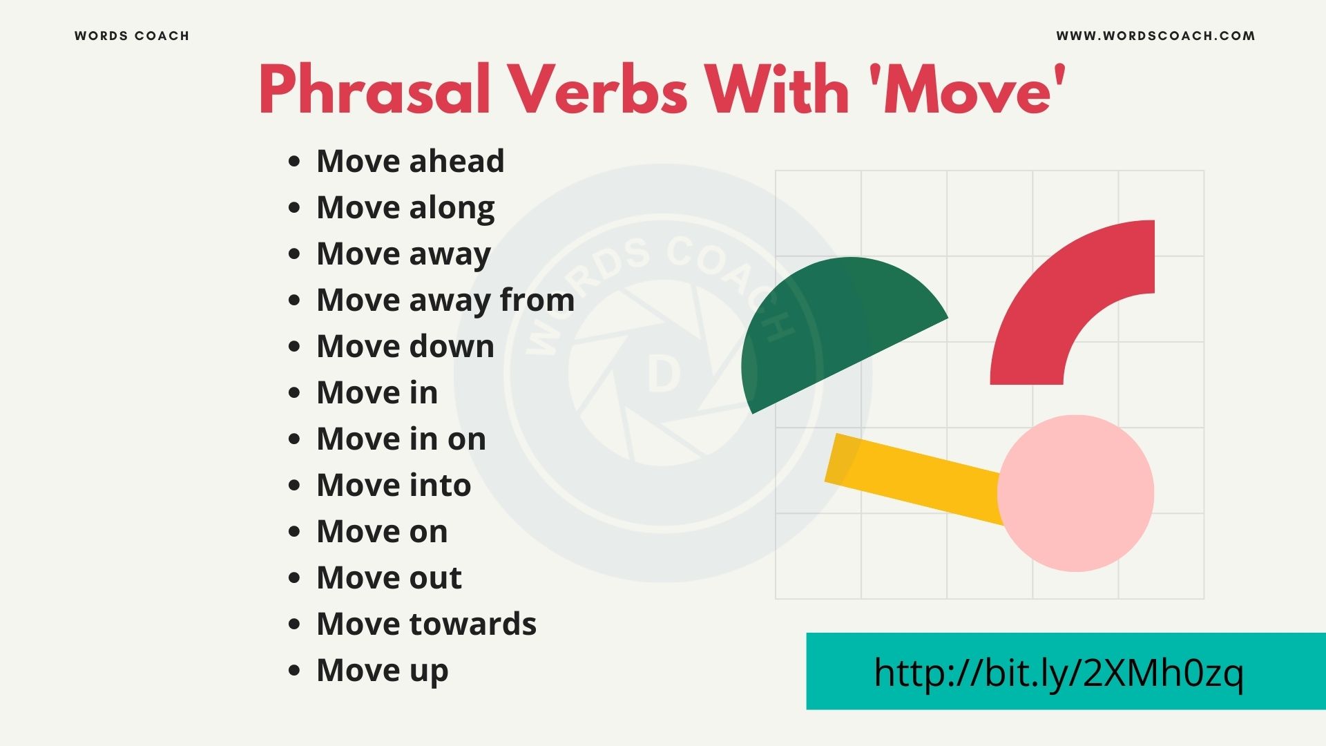 My moving words. Moving verbs. Moving Words.