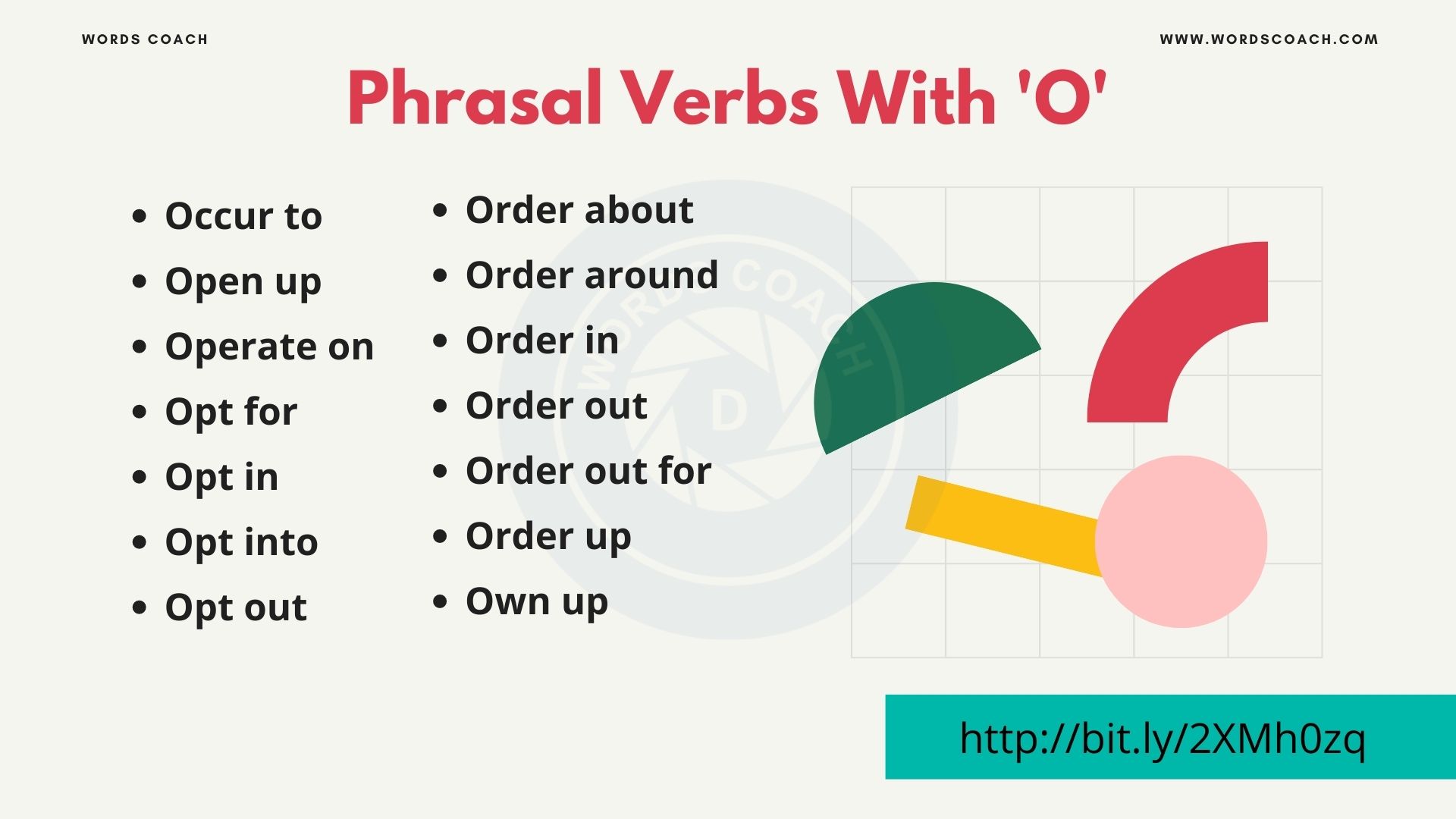Phrasal Verbs With 'O' - wordscoach.com