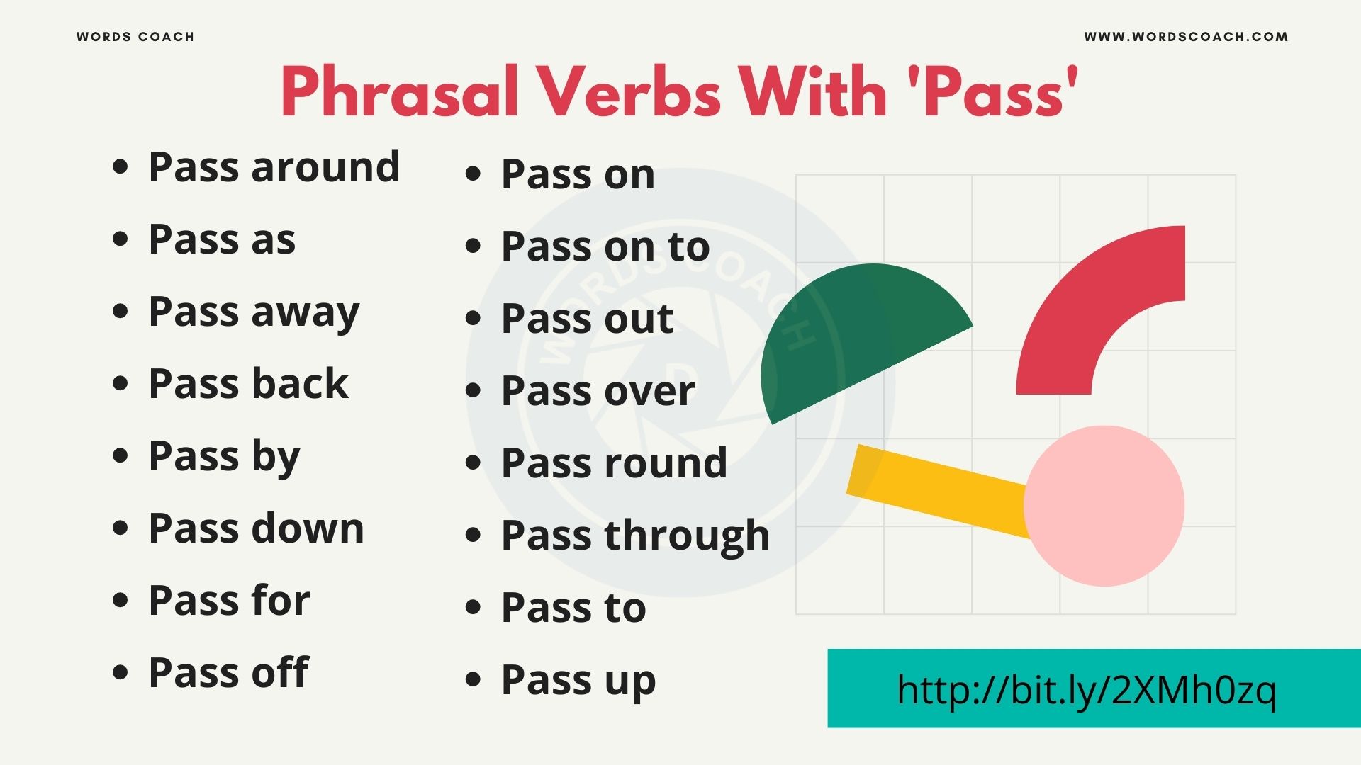 Phrasal Verbs With 'Pass'