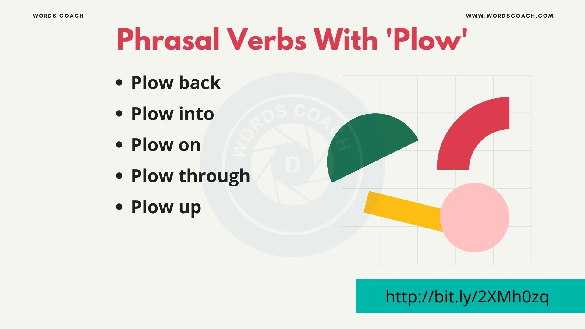 Phrasal Verbs With 'Plow' - wordscoach.com