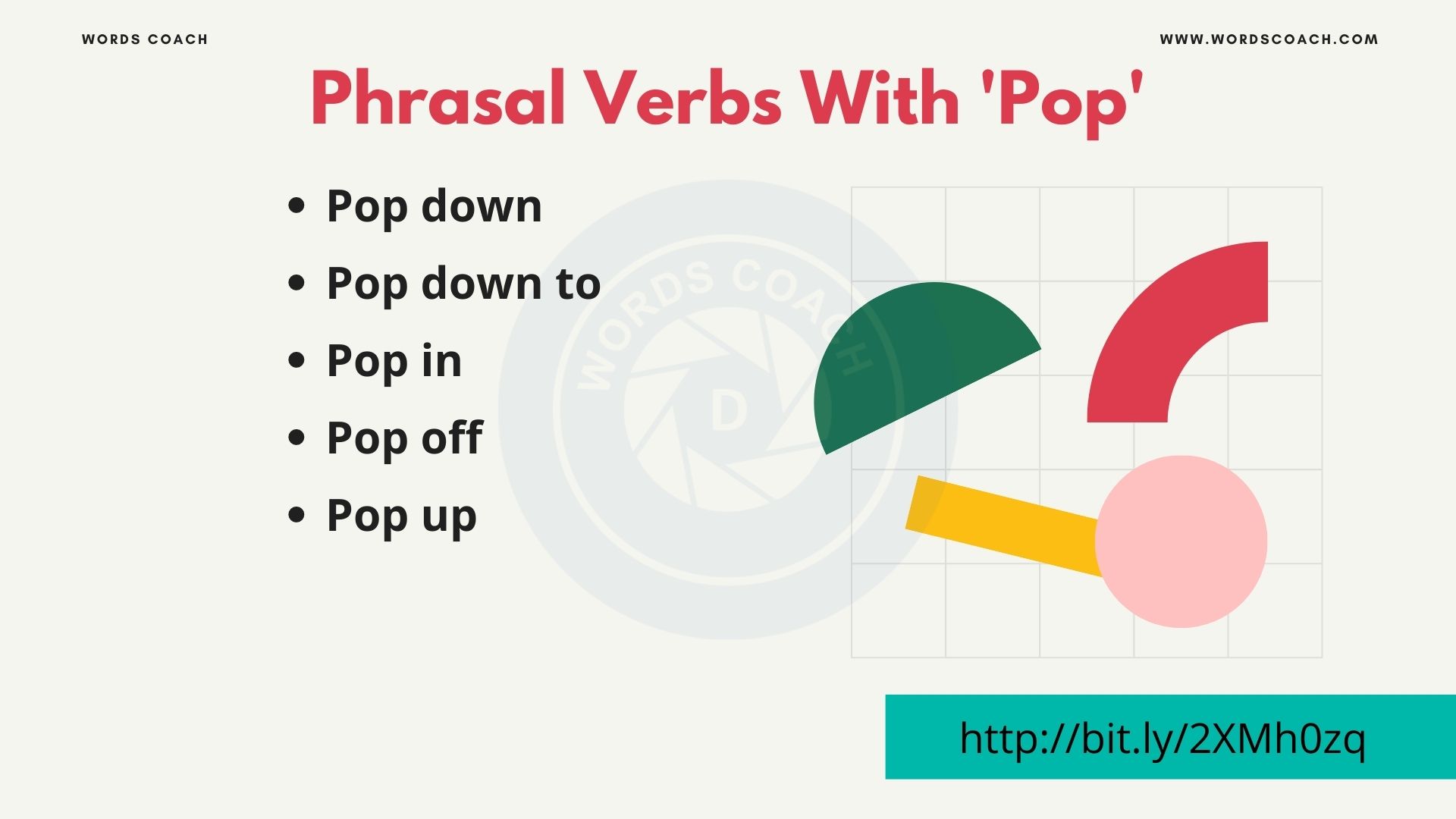 Phrasal Verbs With 'Pop'