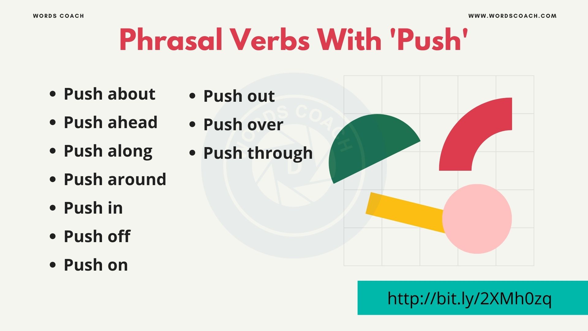 Phrasal Verbs With 'Push' - wordscoach.com
