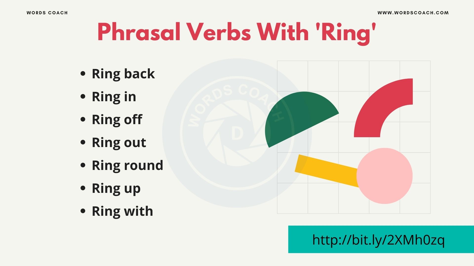 Phrasal Verbs With 'Ring' - wordscoach.com