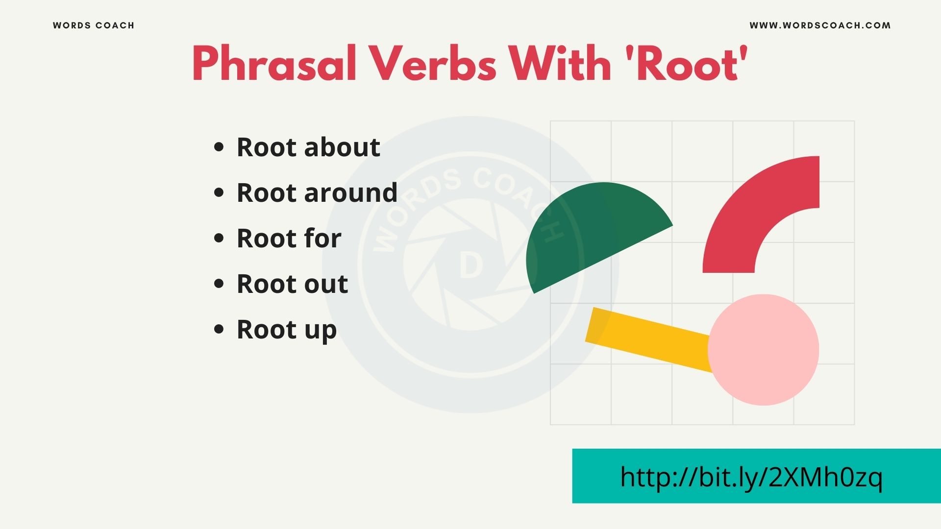 Phrasal Verbs With 'Root' - wordscoach.com