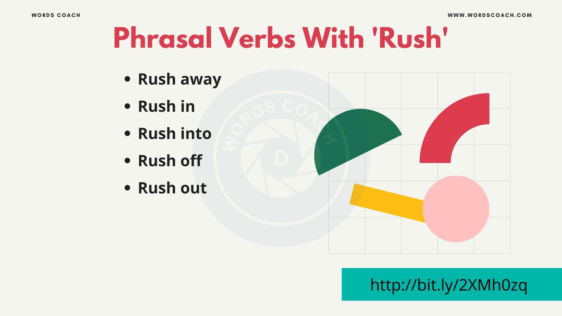 Phrasal Verbs With 'Rush' - wordscoach.com