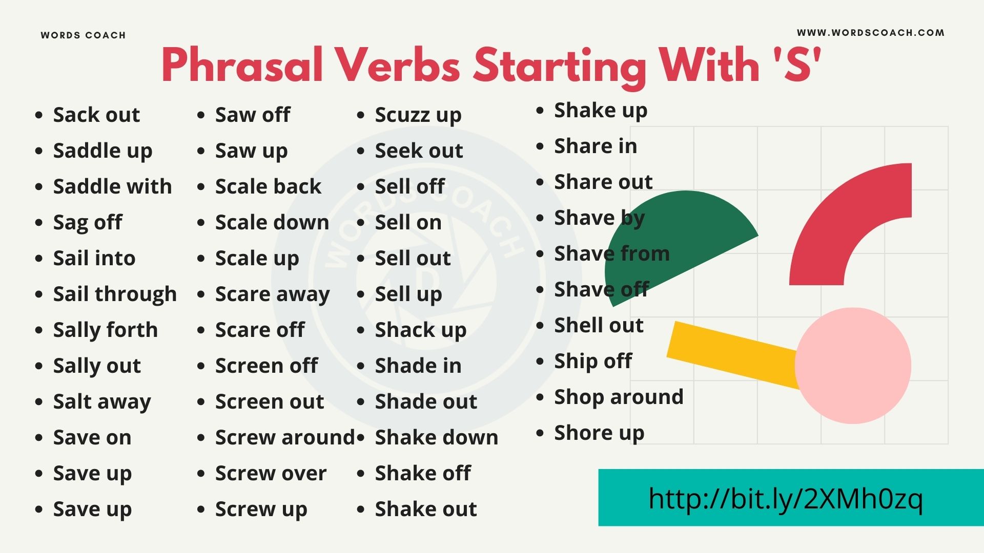 Phrasal Verbs With 'S' - wordscoach.com