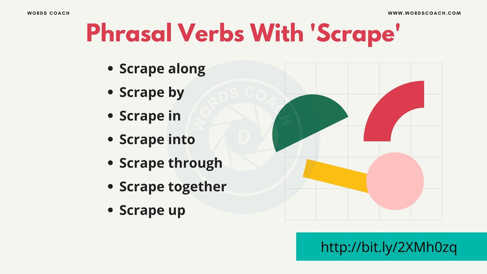 Phrasal Verbs With 'Scrape' - wordscoach.com