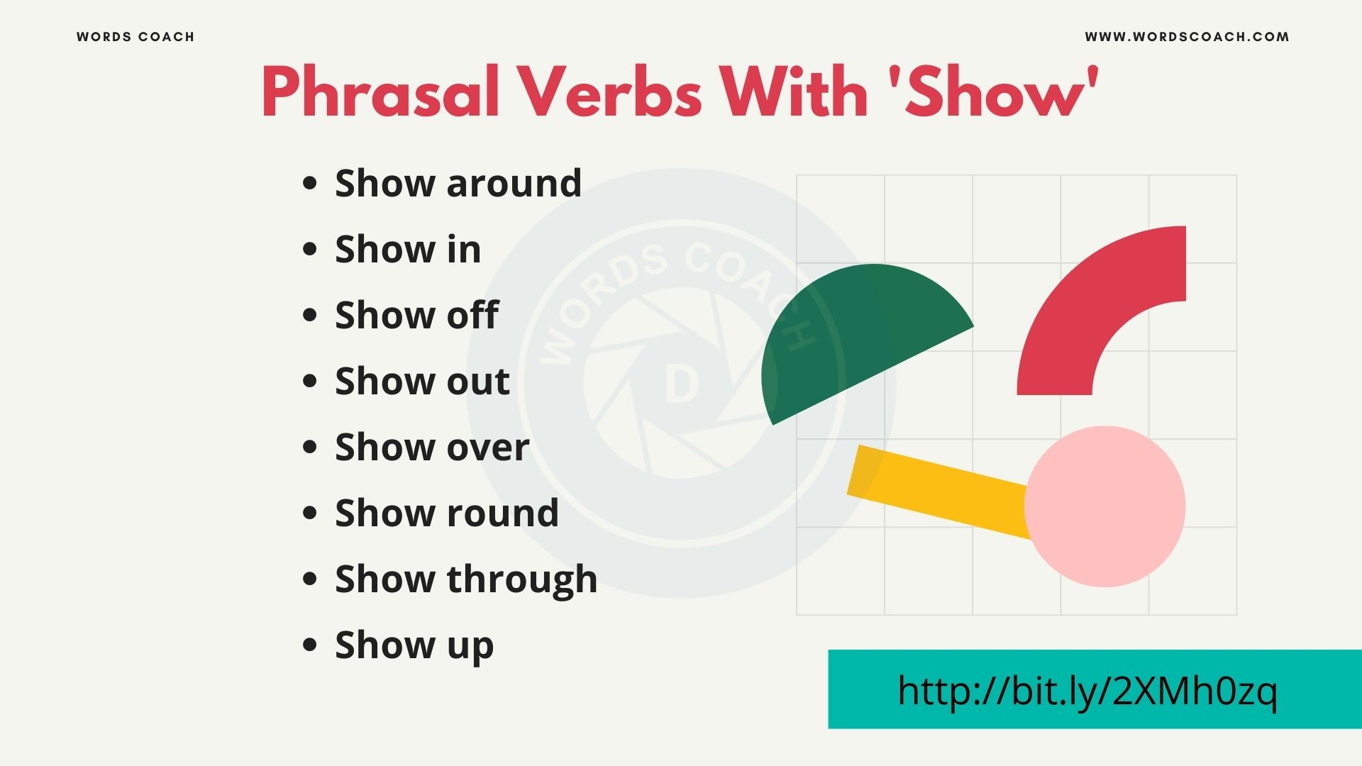 Phrasal Verbs With 'Show' - wordscoach.com