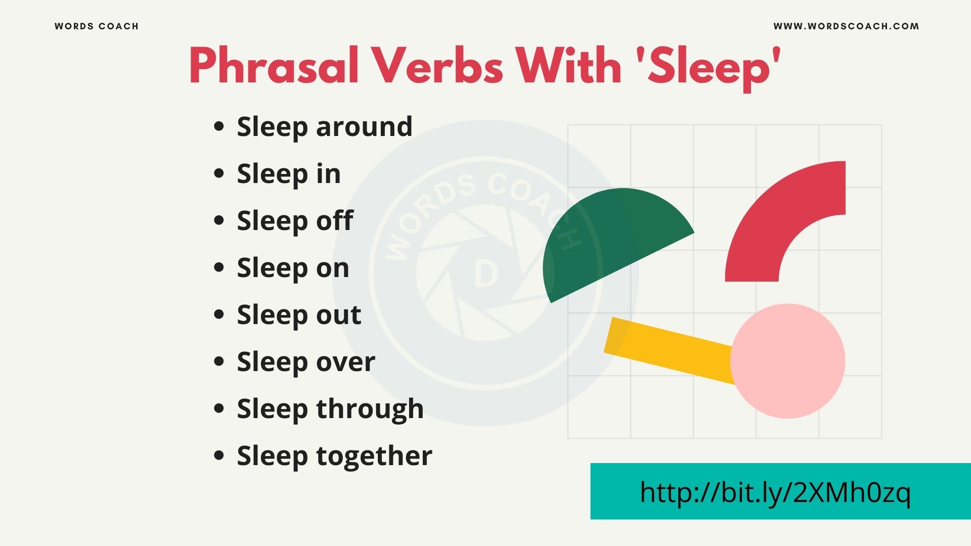 Phrasal Verbs With 'Sleep' - wordscoach.com