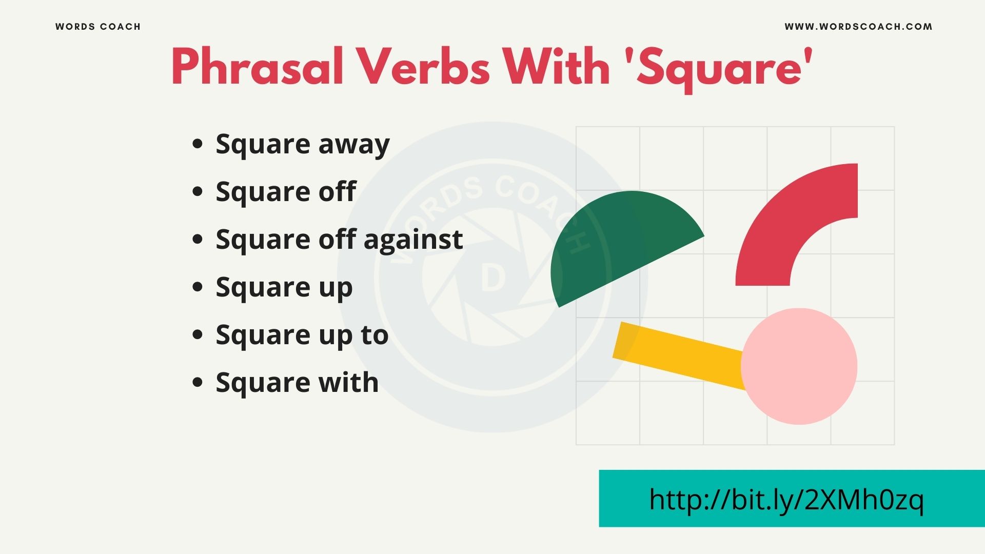 Phrasal Verbs With 'Square' - wordscoach.com