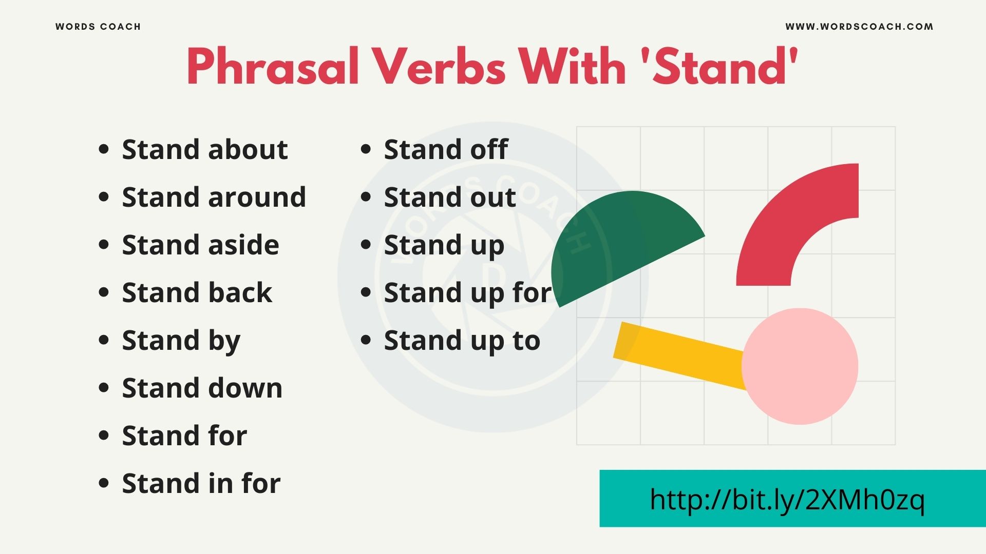 Phrasal Verbs With 'Stand' - wordscoach.com