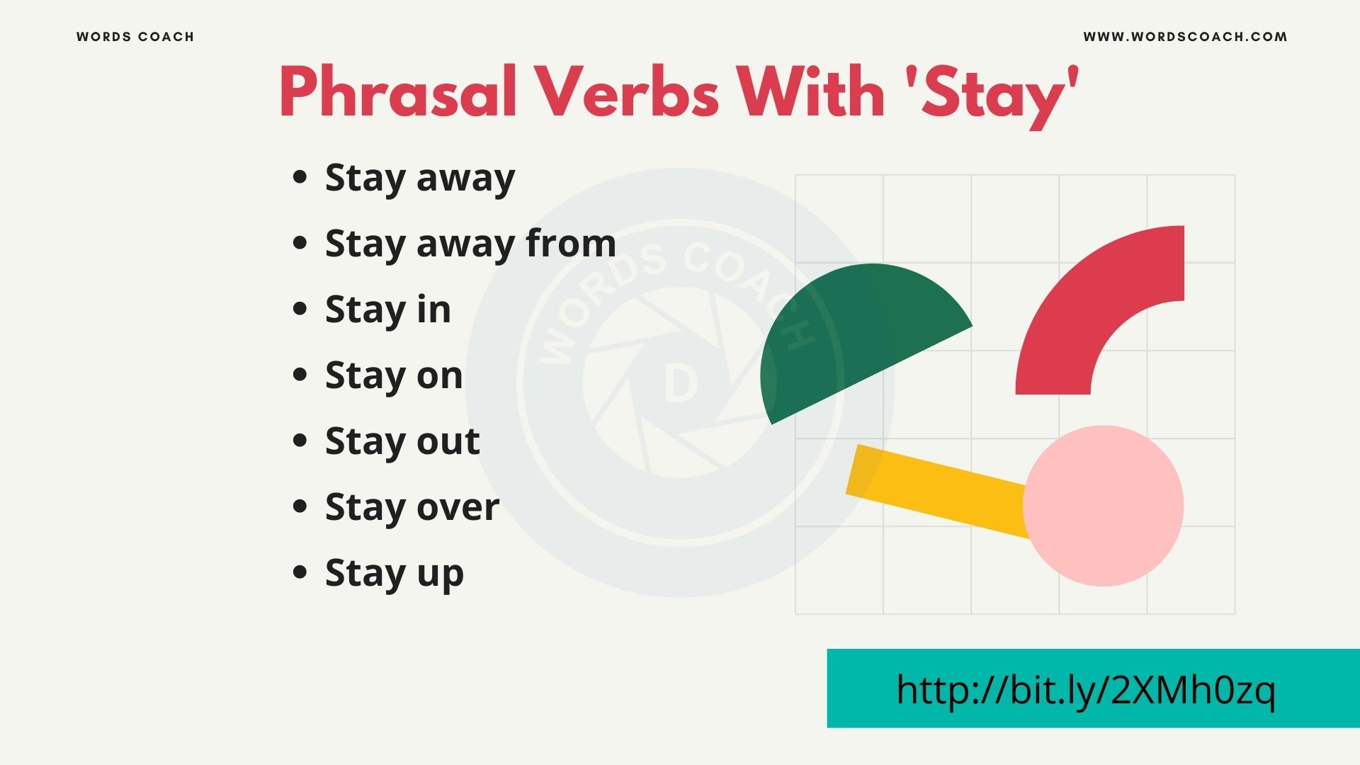 Phrasal Verbs With 'Stay' - wordscoach.com