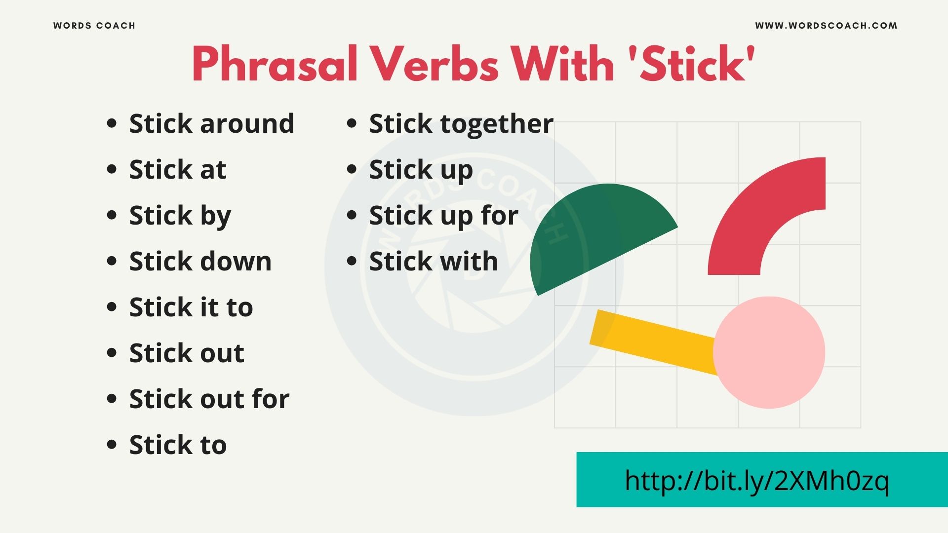 Phrasal Verbs With 'Stick' - wordscoach.com