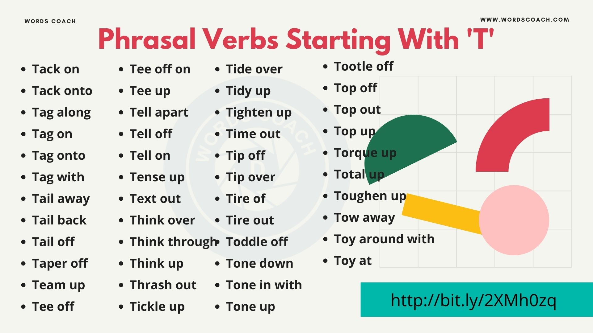 Phrasal Verbs Starting With T