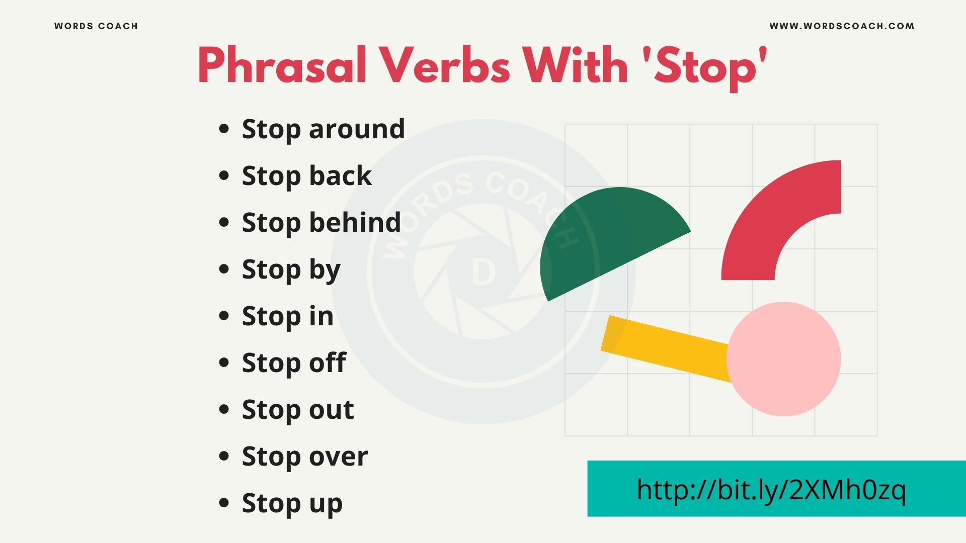 Phrasal Verbs With 'Stop' - wordscoach.com