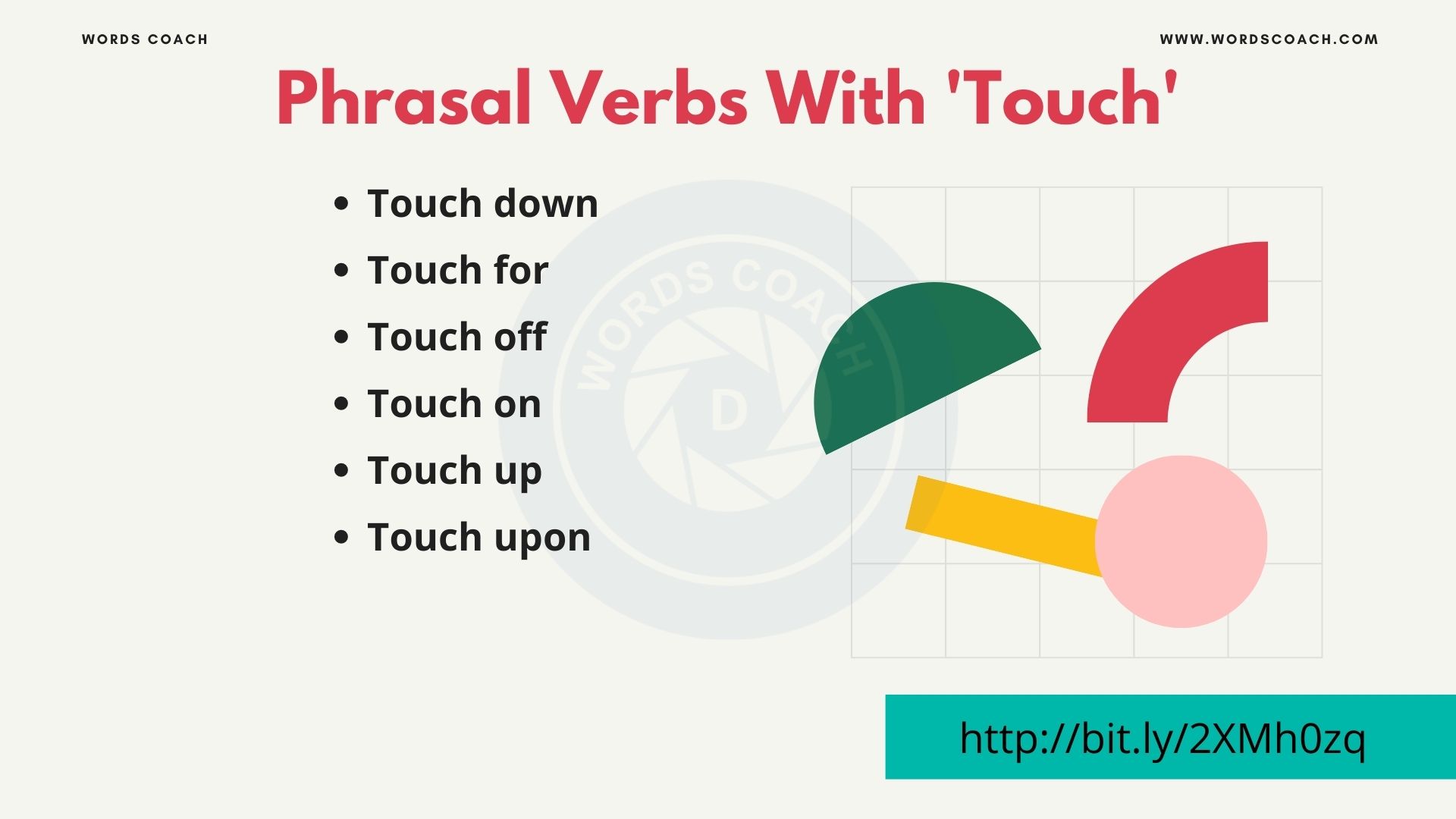 Phrasal Verbs With 'Touch' - wordscoach.com