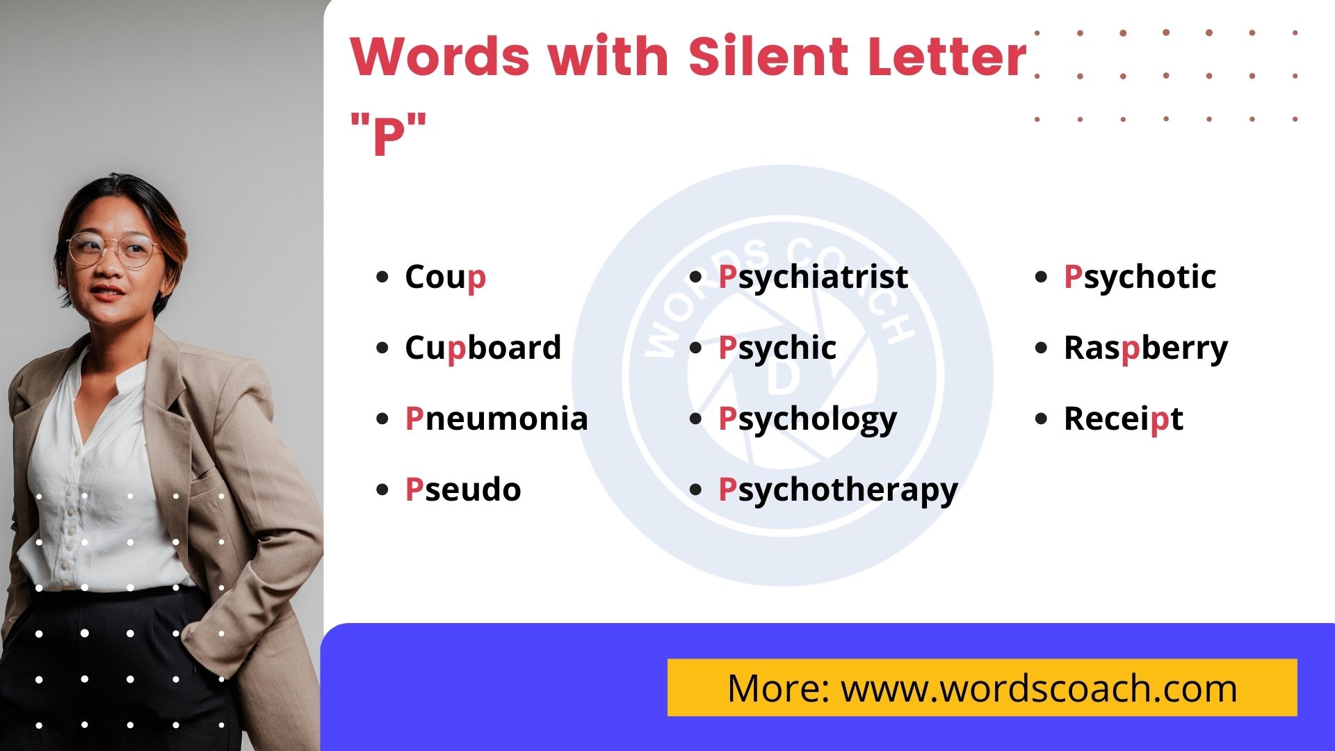 Words with Silent Letter P - wordscoach.com