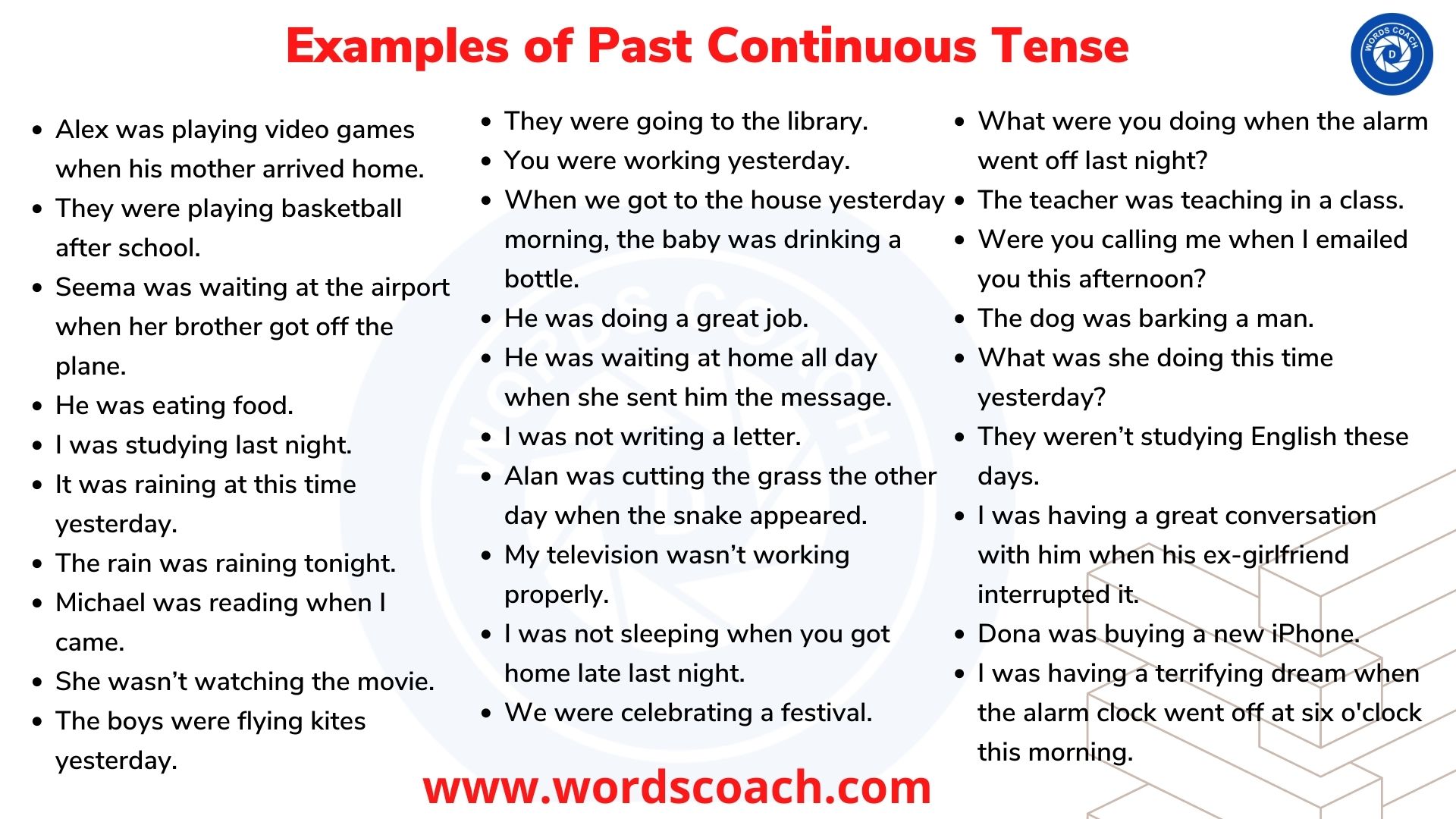 Past Tense Tricks: Lyrics & Sound Clip